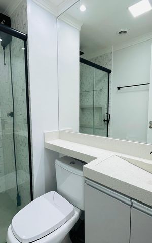 Apartamento à venda com 36m², 2 quartos e 1 vaga Apartamento à venda com 36m², 2 quartos e 1 vagaBanheiro