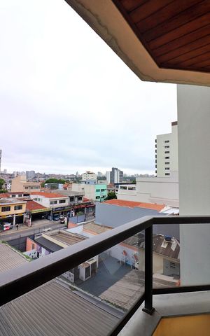 Apartamento à venda com 64m², 2 quartos e 2 vagasVaranda do Quarto 2