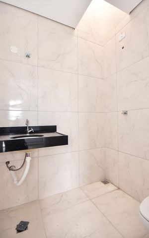 Casa de condomínio à venda com 80m², 2 quartos e 2 vagasBanheiro Suíte 2