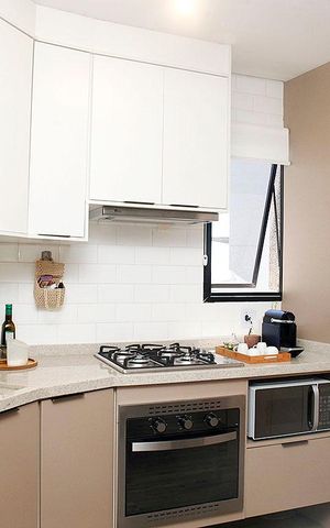 Apartamento à venda com 62m², 1 quarto e 1 vagaCozinha + Área de Serviço