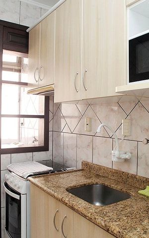 Apartamento à venda com 45m², 1 quarto e sem vagaCozinha + Área de Serviço