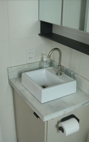 Apartamento à venda com 26m², 1 quarto e sem vagaBanheiro Social