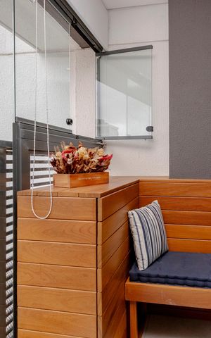 Studio à venda com 26m², 1 quarto e sem vaga Studio à venda com 26m², 1 quarto e sem vagaVaranda