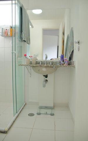 Apartamento à venda com 80m², 3 quartos e 2 vagasBanheiro da Suíte 