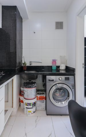 Apartamento para alugar com 33m², 2 quartos e sem vaga Apartamento para alugar com 33m², 2 quartos e sem vagaCozinha e Área de Serviço