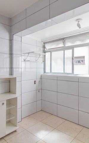 Apartamento para alugar com 45m², 1 quarto e sem vagaCozinha e Área de Serviço