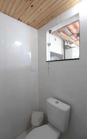 Casa à venda com 504m², 8 quartos e 7 vagasBanheiro da Área Gourmet
