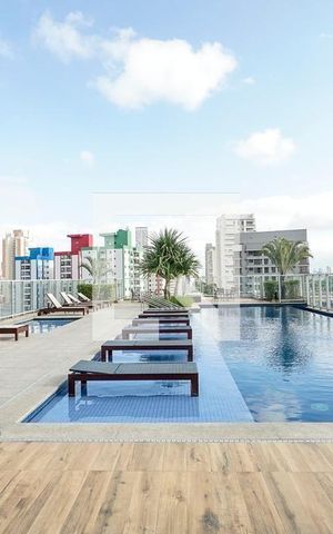 Apartamento à venda com 43m², 1 quarto e 1 vagaÁrea Comum - Piscina