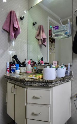 Apartamento para alugar com 179m², 4 quartos e 3 vagasBanheiro da Suíte 3