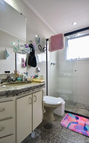 Apartamento para alugar com 179m², 4 quartos e 3 vagasBanheiro da Suíte 3
