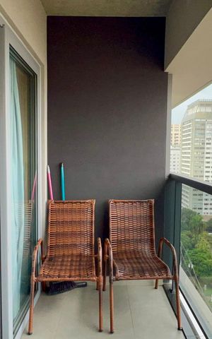 Studio para alugar com 22m², 1 quarto e sem vagaVaranda