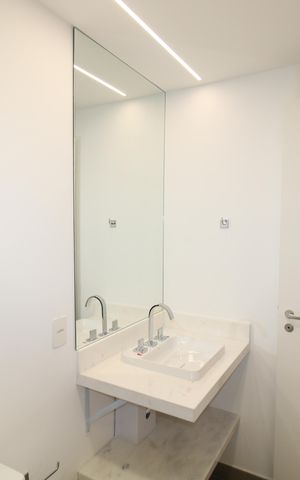 Apartamento para alugar com 74m², 2 quartos e 1 vagaBanheiro social