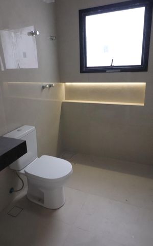 Casa à venda com 150m², 3 quartos e 4 vagasBanheiro da Suíte 3
