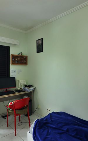 Apartamento à venda com 90m², 3 quartos e 2 vagasQuarto 2