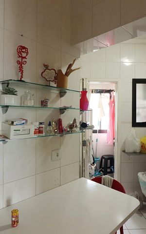 Apartamento à venda com 90m², 3 quartos e 2 vagasCozinha e Área de Serviço