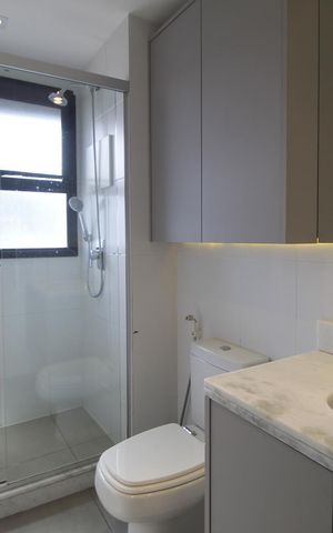 Apartamento à venda com 128m², 2 quartos e 2 vagasBanheiro da Suíte 1