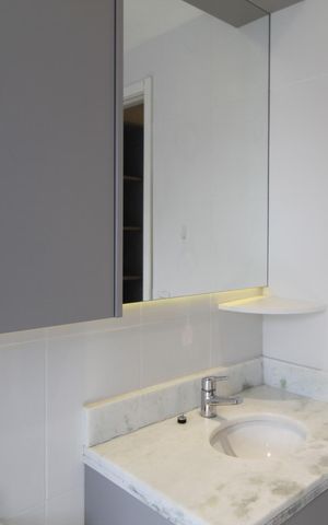 Apartamento à venda com 128m², 2 quartos e 2 vagasBanheiro da Suíte 1