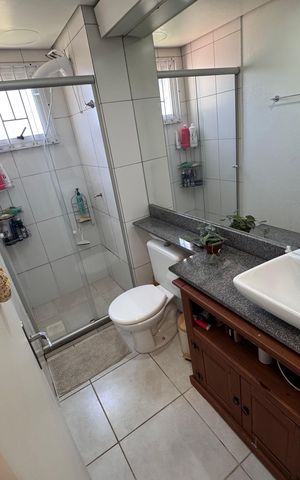 Apartamento à venda com 58m², 3 quartos e 1 vaga Apartamento à venda com 58m², 3 quartos e 1 vagaBanheiro