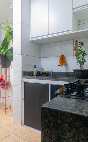 Apartamento à venda com 50m², 2 quartos e 1 vaga Apartamento à venda com 50m², 2 quartos e 1 vagaCozinha e Área de Serviço