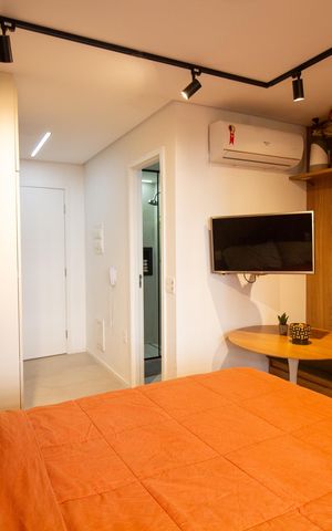 Studio à venda com 27m², 1 quarto e sem vaga Studio à venda com 27m², 1 quarto e sem vagaSala / Quarto - Studio