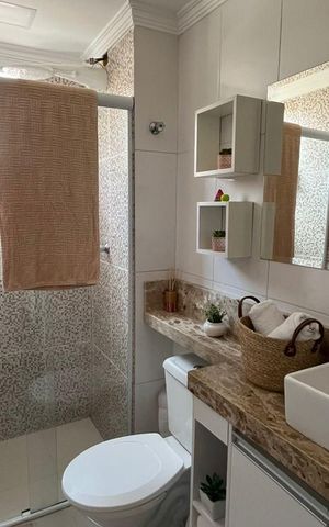 Apartamento à venda com 50m², 2 quartos e 1 vaga Apartamento à venda com 50m², 2 quartos e 1 vagaBanheiro