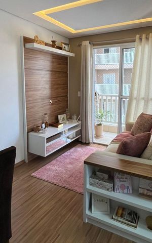 Apartamento à venda com 50m², 2 quartos e 1 vaga Apartamento à venda com 50m², 2 quartos e 1 vagaSala