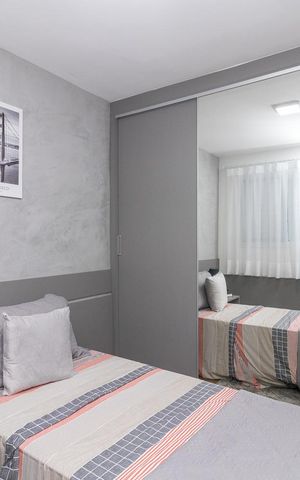 Apartamento para alugar com 51m², 2 quartos e sem vagaQuarto 2