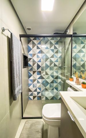 Apartamento para alugar com 51m², 2 quartos e sem vaga Apartamento para alugar com 51m², 2 quartos e sem vagaBanheiro