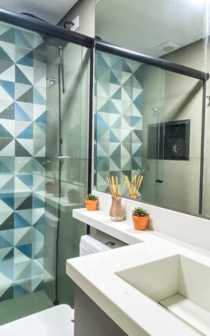 Apartamento para alugar com 51m², 2 quartos e sem vaga Apartamento para alugar com 51m², 2 quartos e sem vagaBanheiro