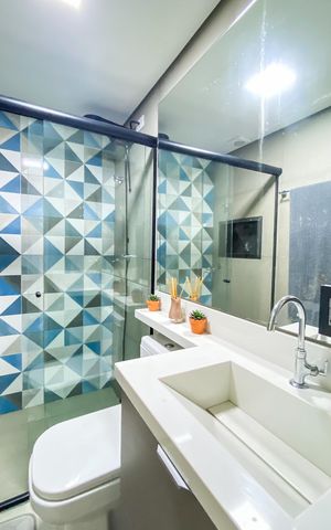 Apartamento para alugar com 51m², 2 quartos e sem vaga Apartamento para alugar com 51m², 2 quartos e sem vagaBanheiro