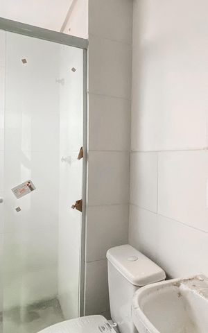 Apartamento para alugar com 47m², 2 quartos e sem vaga Apartamento para alugar com 47m², 2 quartos e sem vagaBanheiro