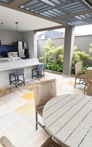 Apartamento para alugar com 105m², 3 quartos e 2 vagasÁrea comum - Churrasqueira