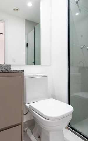 Apartamento à venda com 29m², 1 quarto e 1 vaga Apartamento à venda com 29m², 1 quarto e 1 vagaBanheiro