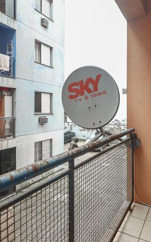 Apartamento à venda com 46m², 2 quartos e 1 vagaVaranda