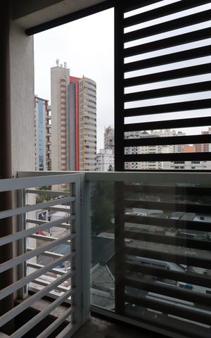 Studio à venda com 30m², 1 quarto e 1 vagaVaranda