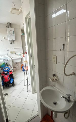 Apartamento à venda com 104m², 3 quartos e 2 vagasBanheiro de serviço