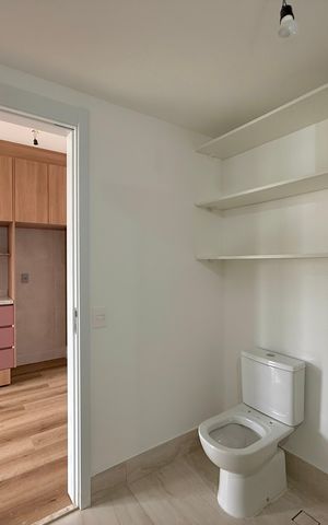 Apartamento à venda com 32m², 1 quarto e sem vaga Apartamento à venda com 32m², 1 quarto e sem vagaBanheiro