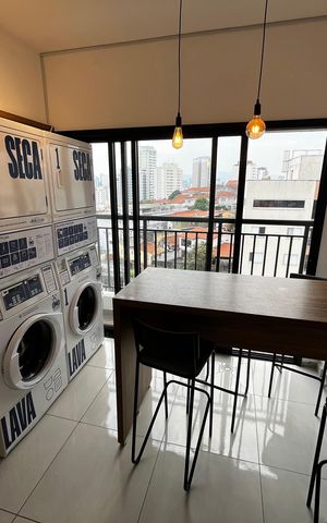 Apartamento à venda com 32m², 1 quarto e 1 vaga Apartamento à venda com 32m², 1 quarto e 1 vagaLavanderia