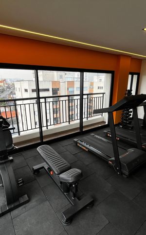 Apartamento à venda com 32m², 1 quarto e 1 vaga Apartamento à venda com 32m², 1 quarto e 1 vagaAcademia