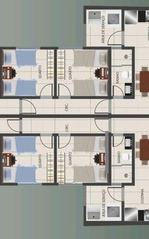 Casa à venda com 97m², 3 quartos e 2 vagas