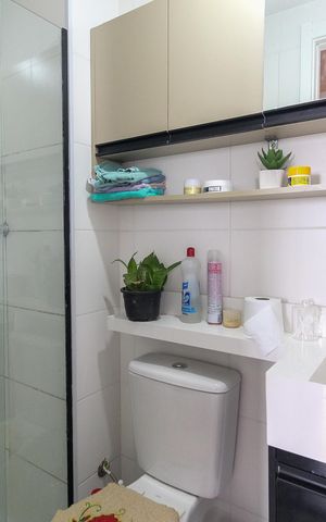 Apartamento para alugar com 50m², 2 quartos e sem vaga Apartamento para alugar com 50m², 2 quartos e sem vagaBanheiro Social
