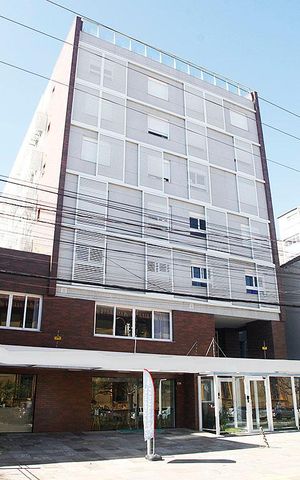 Studio à venda com 34m², 1 quarto e 1 vagaFachada