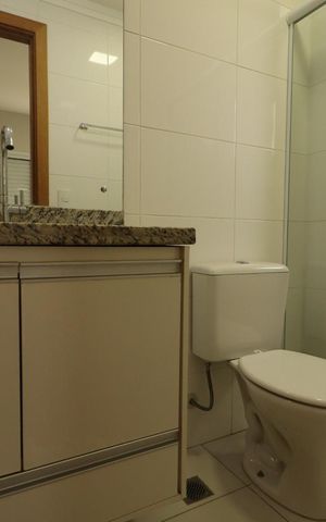 Apartamento para alugar com 60m², 1 quarto e 1 vaga Apartamento para alugar com 60m², 1 quarto e 1 vagaBanheiro da Suíte