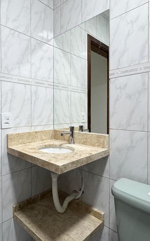 Casa à venda com 156m², 2 quartos e 1 vagaBanheiro Social