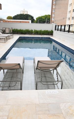 Studio à venda com 46m², 1 quarto e 1 vagaÁrea comum - Piscina