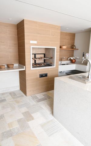 Studio à venda com 46m², 1 quarto e 1 vagaÁrea comum - Churrasqueira