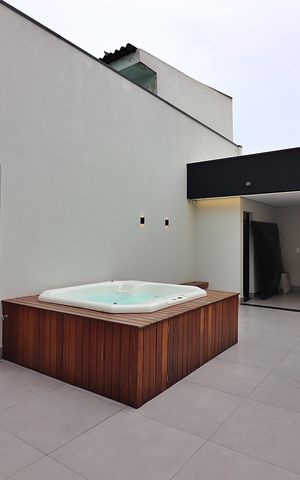 Casa à venda com 200m², 3 quartos e 4 vagasSpa e Espaço Gourmet