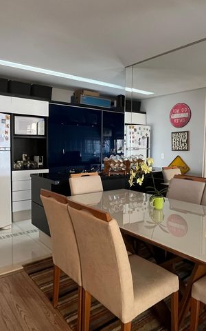 Apartamento à venda com 69m², 2 quartos e 1 vaga Apartamento à venda com 69m², 2 quartos e 1 vagaSala de Jantar