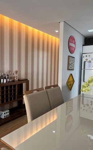 Apartamento à venda com 69m², 2 quartos e 1 vaga Apartamento à venda com 69m², 2 quartos e 1 vagaSala de Jantar