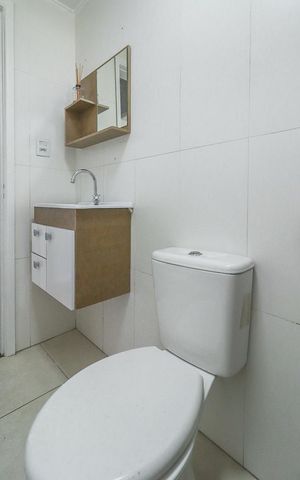 Apartamento à venda com 49m², 1 quarto e 1 vagaBanheiro Social